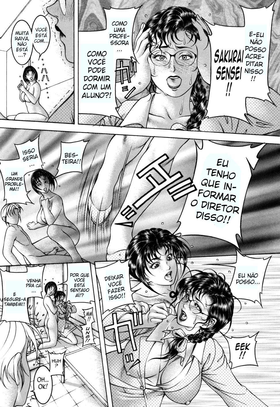 [Moriya Makoto] Mitsu-Tsubo Cap 4 -Eu e a Sensei Virgem [Português] - Page 13