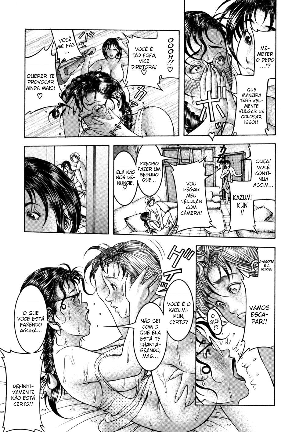 [Moriya Makoto] Mitsu-Tsubo Cap 4 -Eu e a Sensei Virgem [Português] - Page 21