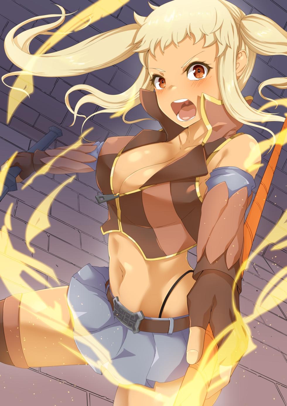 [Gotarou no All Night Fuck] Tsuyoi Onna Senshi, Inma o Taoshita Kurou ga Mukuwarezu Nikubenki ni Naru | Strong Female Warrior Defeats The Succubus But Becomes A Cumdump Anyway [English] [Vedarix] - Page 1