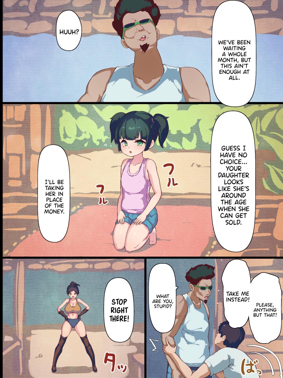 [Jingai Lab] Genki na Karada no Kakutou Musume ga Murabito ni Uragirarete Haramu made | The Strong-Bodied Female Martial Artist Is Betrayed and Impregnated By The Villagers [English] {Doujins.com} - Page 14