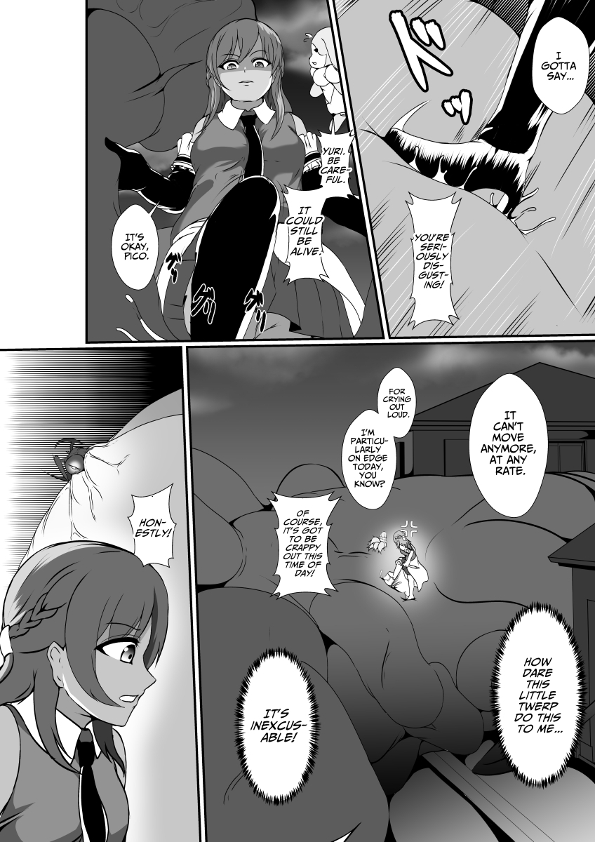 [Hyoui no Jikan] Futanari Injuu ni Kisei Sareta Mahou Shoujo | The Magical Girl Parasitized by a Futanari Sex Beast [English] [WonderTrade] - Page 4