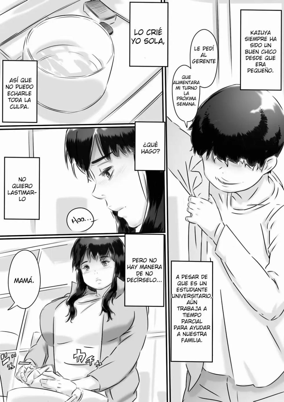 [Hirekatsu] Haha to no Seikatsu. [Spanish] [Kaico no Fansub] - Page 4