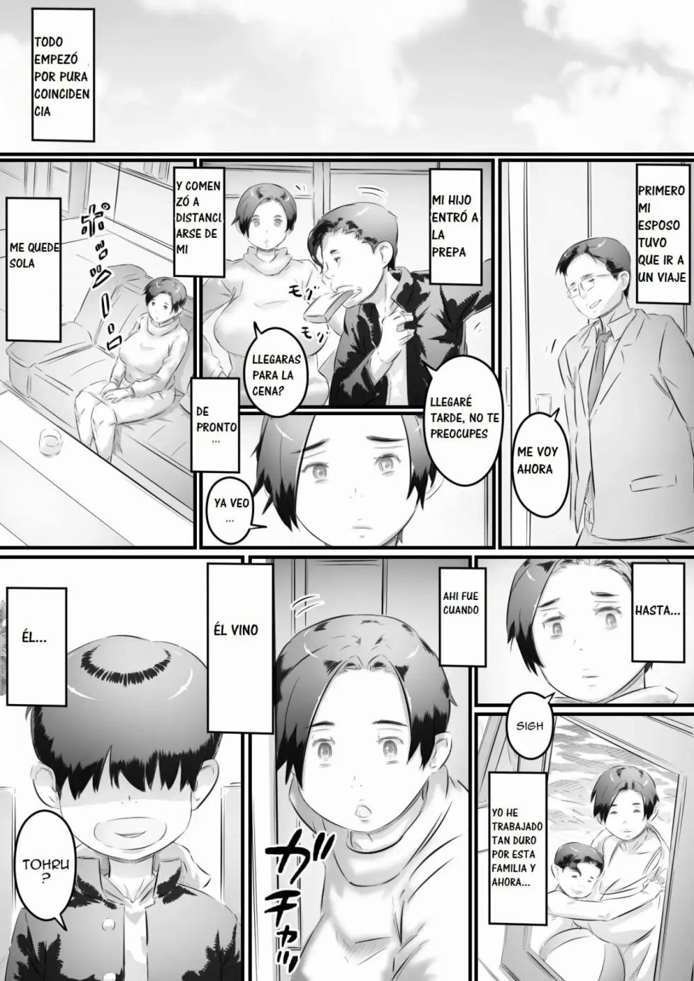 [Hirekatsu] Ochiru Haha | Fallen Mother  [Spanish] - Page 6