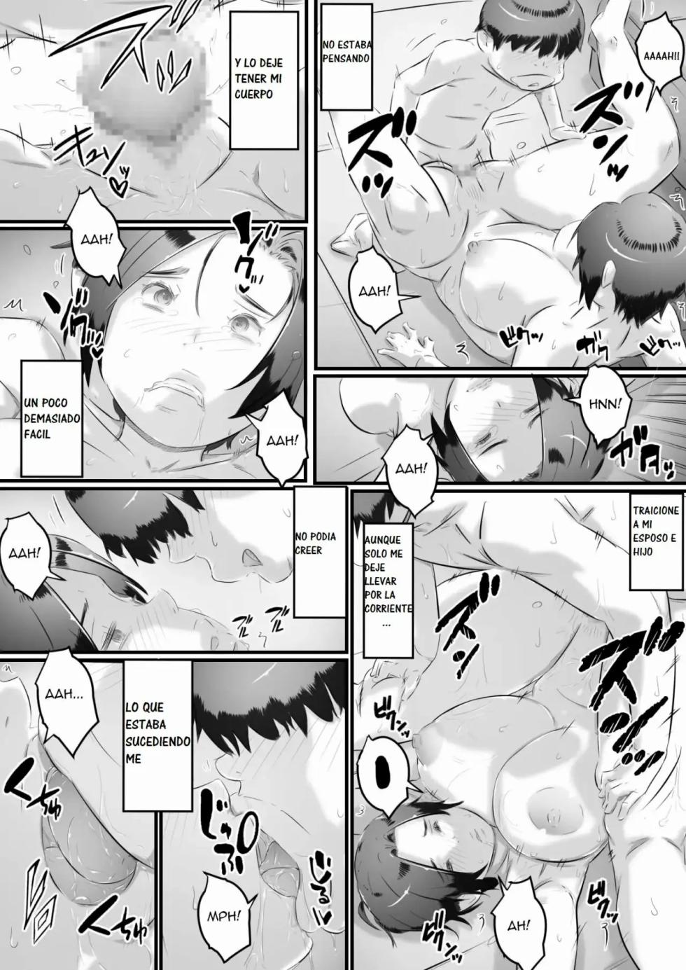 [Hirekatsu] Ochiru Haha | Fallen Mother  [Spanish] - Page 12