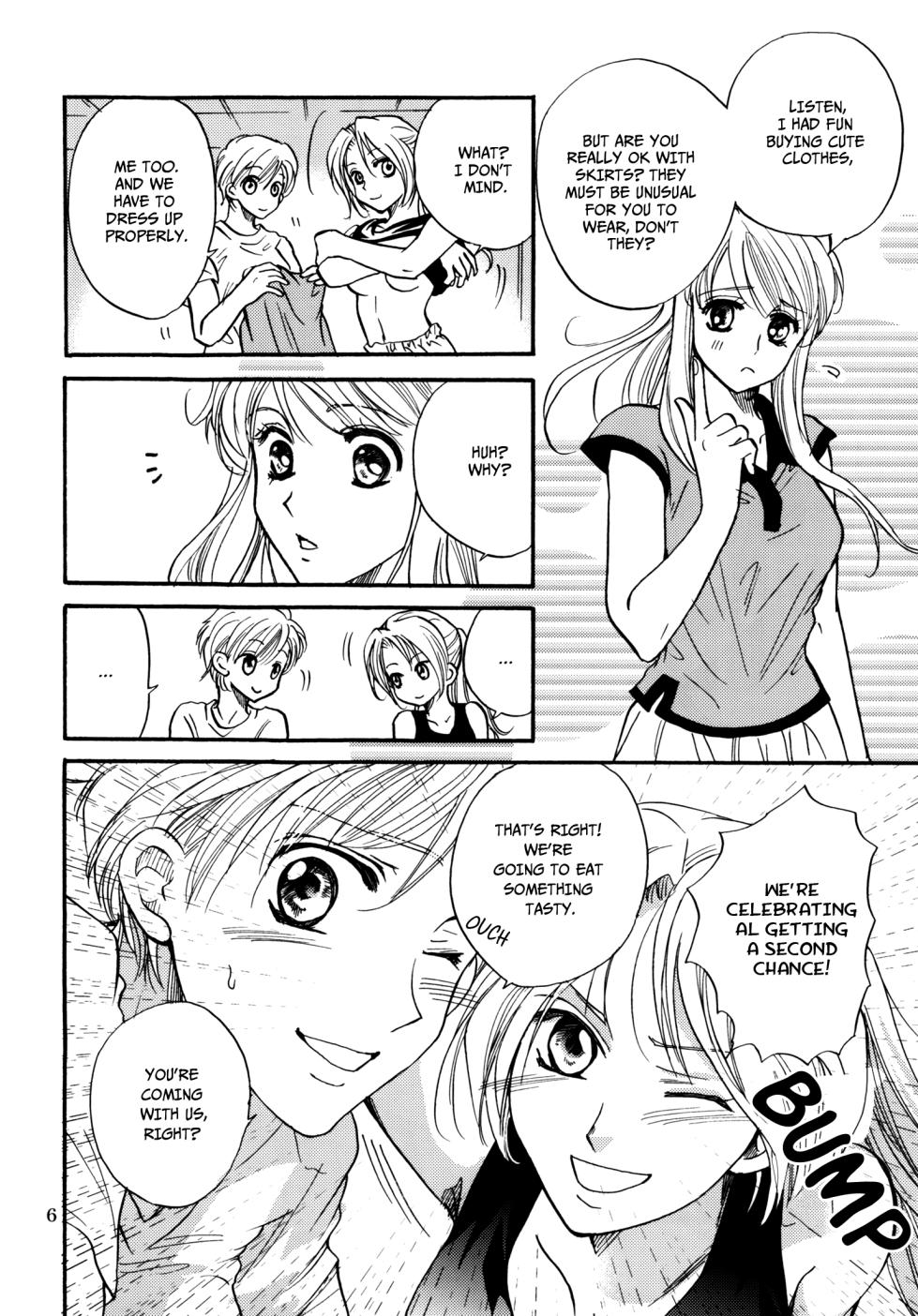 (C70) [CHERRY MOON (K-Zima)] Temporary Girl's Life (Fullmetal Alchemist) [English] - Page 6