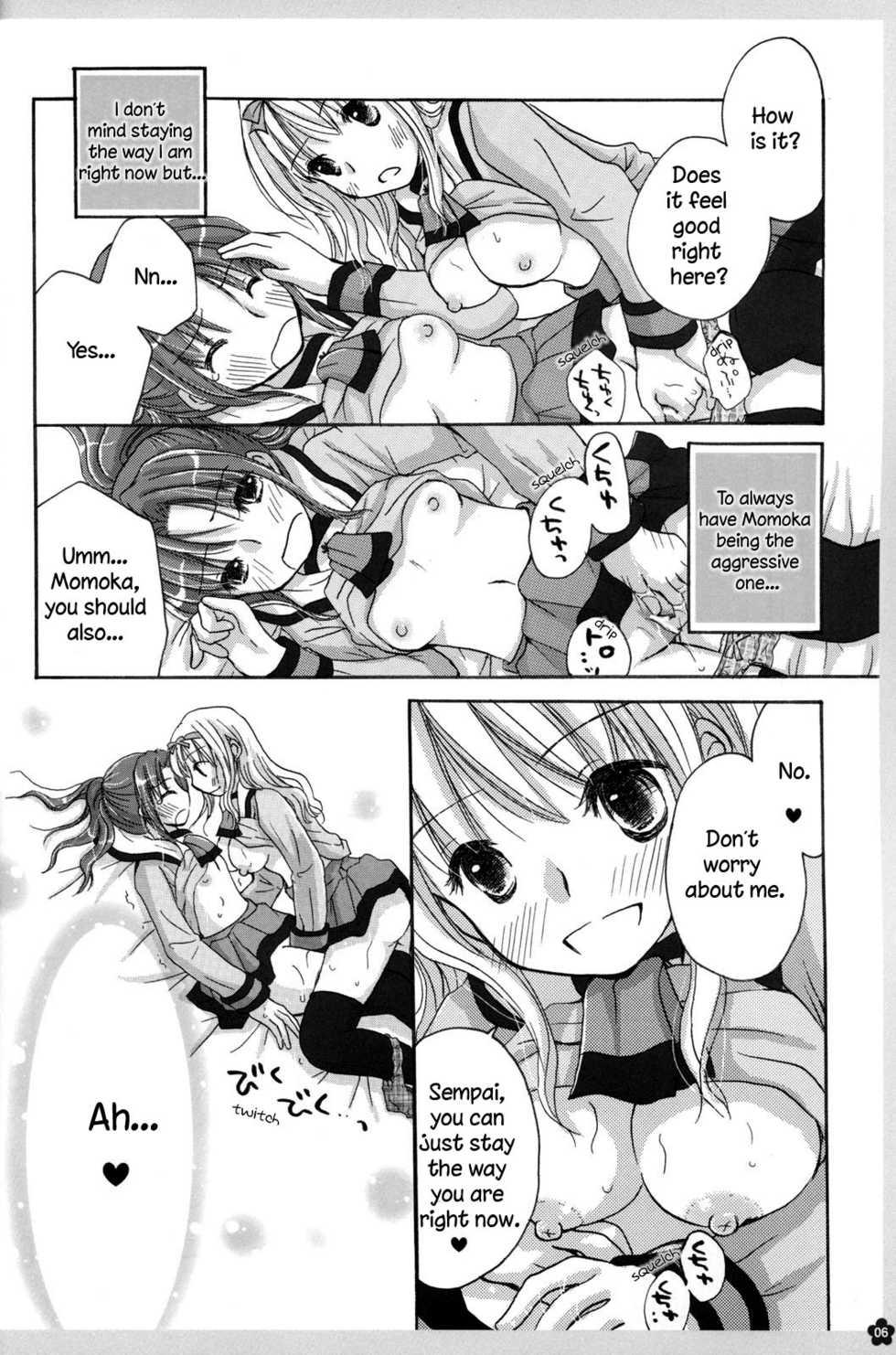 (COMITIA88) [Yuririn no Moto (Yuririn)] Amai Himitsu [English] [Wings of Yuri] - Page 6