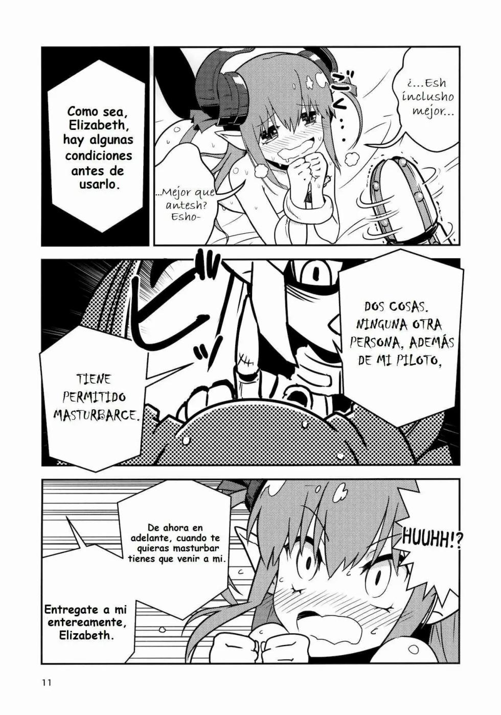 (C96) [Macaroni Size (Tandori Kagura)] Eliza VS Futanari Mecha-Eliza (Fate/Grand Order)  [Spanish] - Page 10