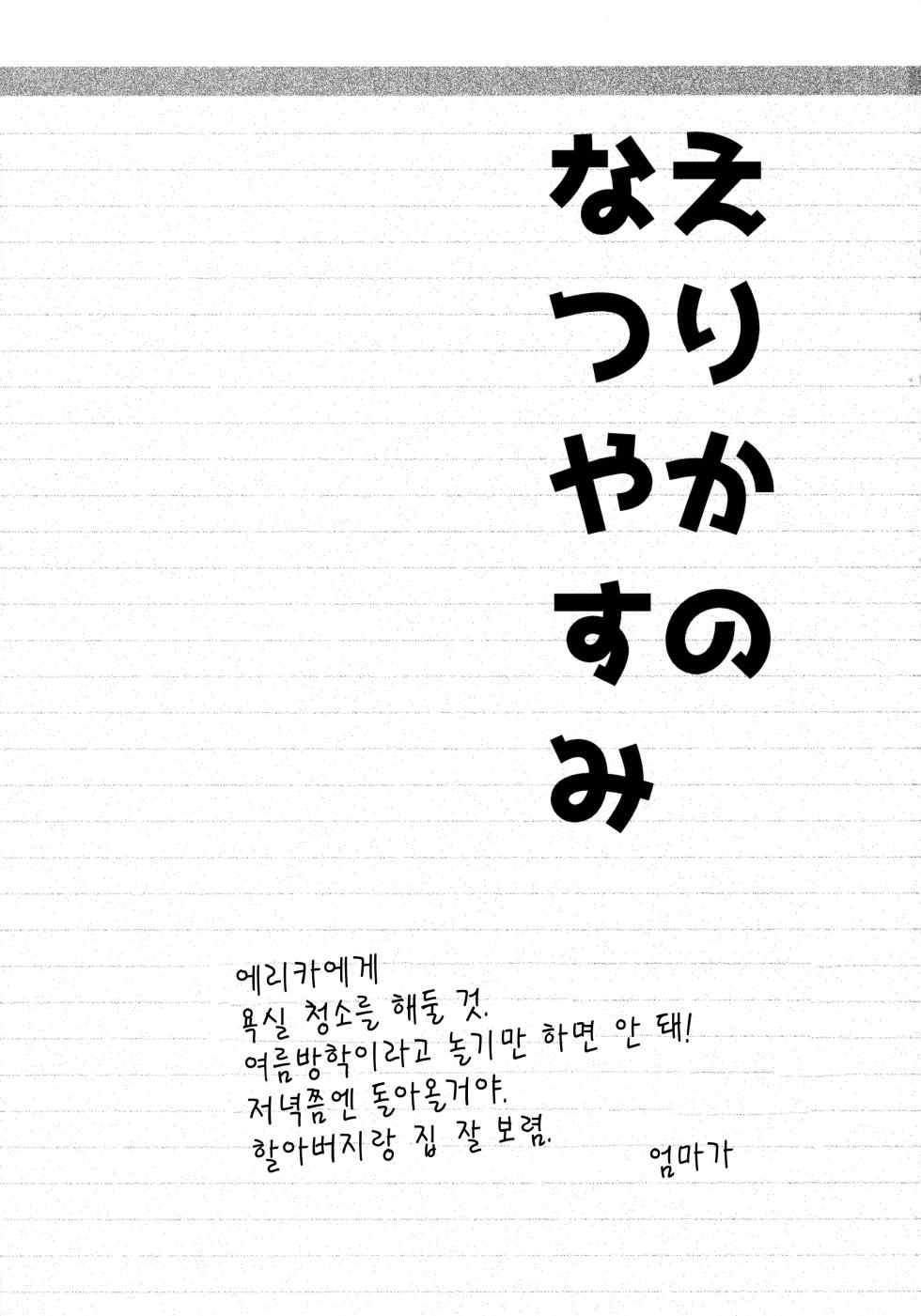 (C88) [Toko-ya (HEIZO, Kitoen)] Erika no Natsuyasumi [Spanish] [Novato Scan] - Page 2