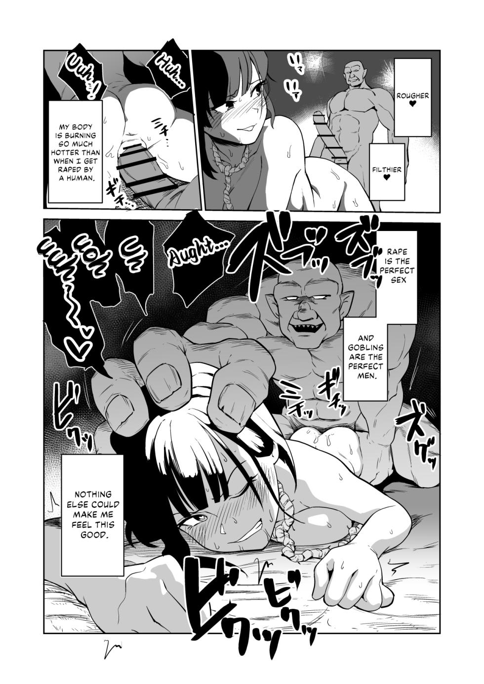 [Yamabatake (Yamabatake)] Zako-kan Nerai no Do-M Onna Kishi ga Hontou ni Goblin Dorei ni Sareru Hanashi Zenpen | The Story of How a Masochistic Female Knight Looking to Get Gangbanged by Weaklings Became a Goblin Slave for Real; Part 1 [English] - Page 29