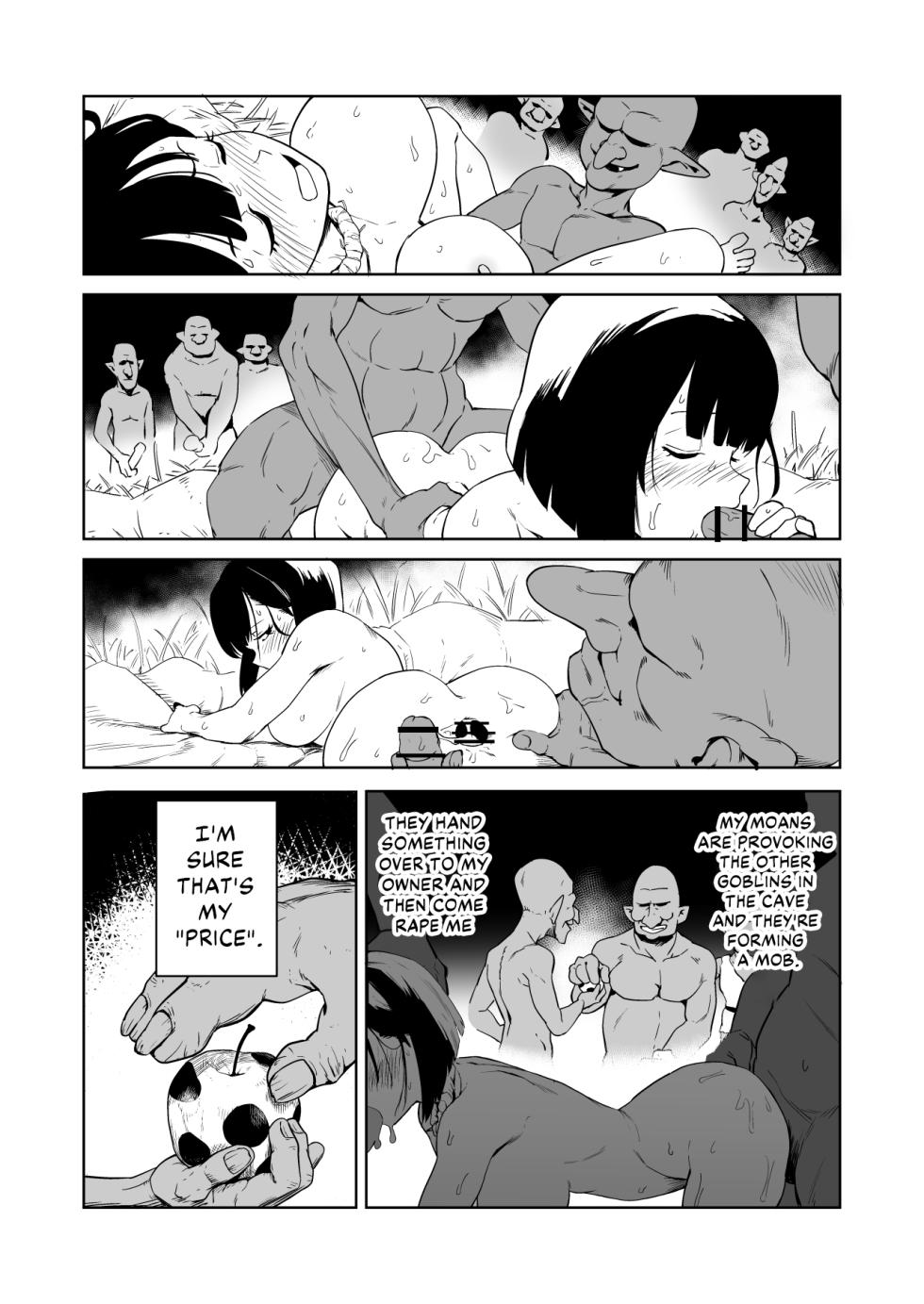 [Yamabatake (Yamabatake)] Zako-kan Nerai no Do-M Onna Kishi ga Hontou ni Goblin Dorei ni Sareru Hanashi Zenpen | The Story of How a Masochistic Female Knight Looking to Get Gangbanged by Weaklings Became a Goblin Slave for Real; Part 1 [English] - Page 34