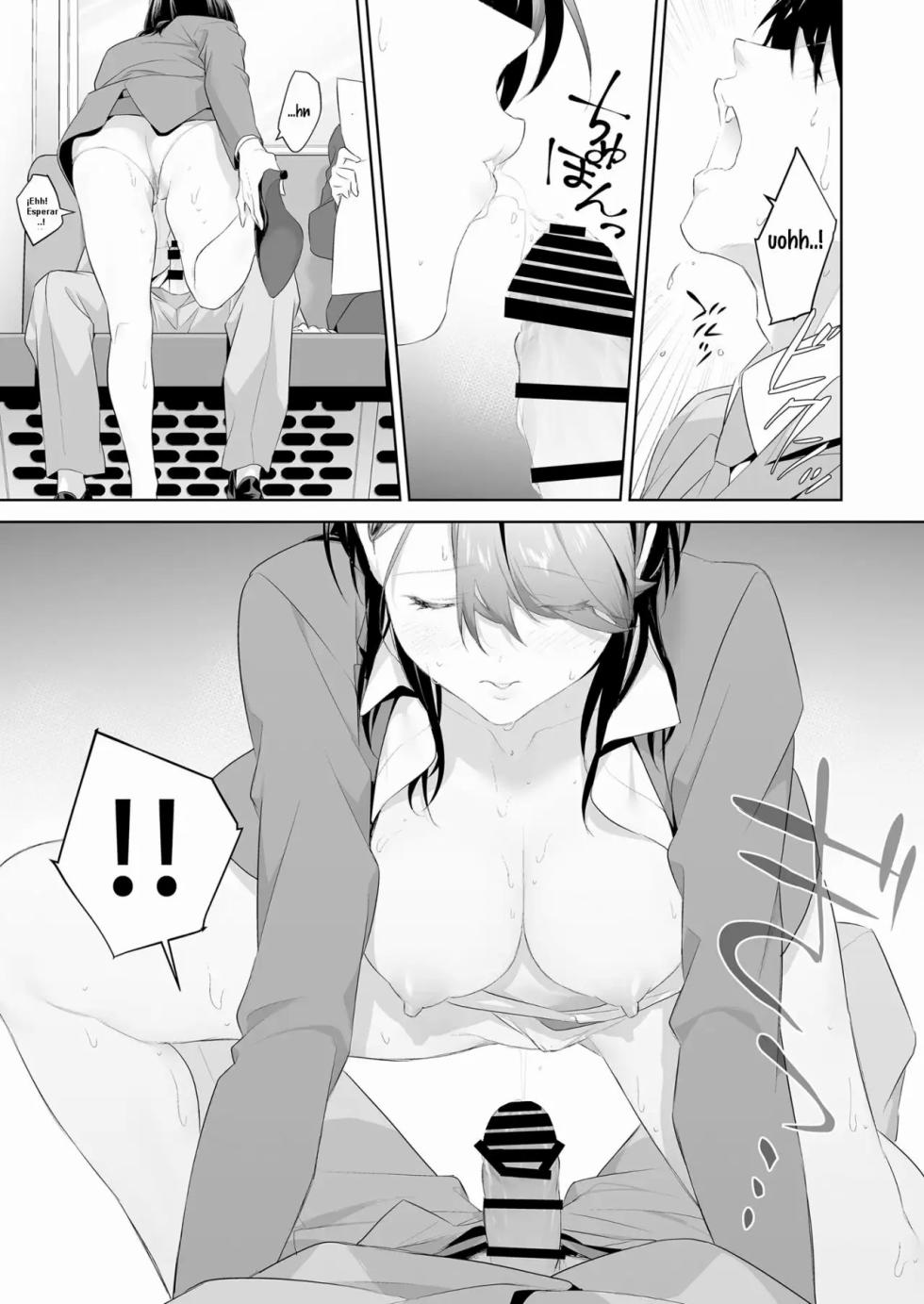 [Hantenshite Kaiten (Tsuko)] Chikan Circle no Hime | Princess of the Molesting Circle  [Spanish] - Page 19