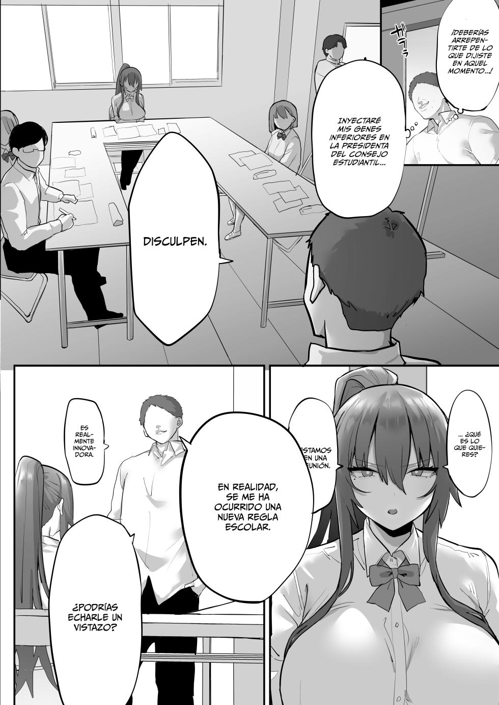 [Ofuton de Suyaa (Mitsudoue)] Mukatsuku Onna o Saimin de Juujun ni Shite Dekachichi Harem o Tsukuru Hanashi [Spanish] [MandaloAsiNoma] - Page 23