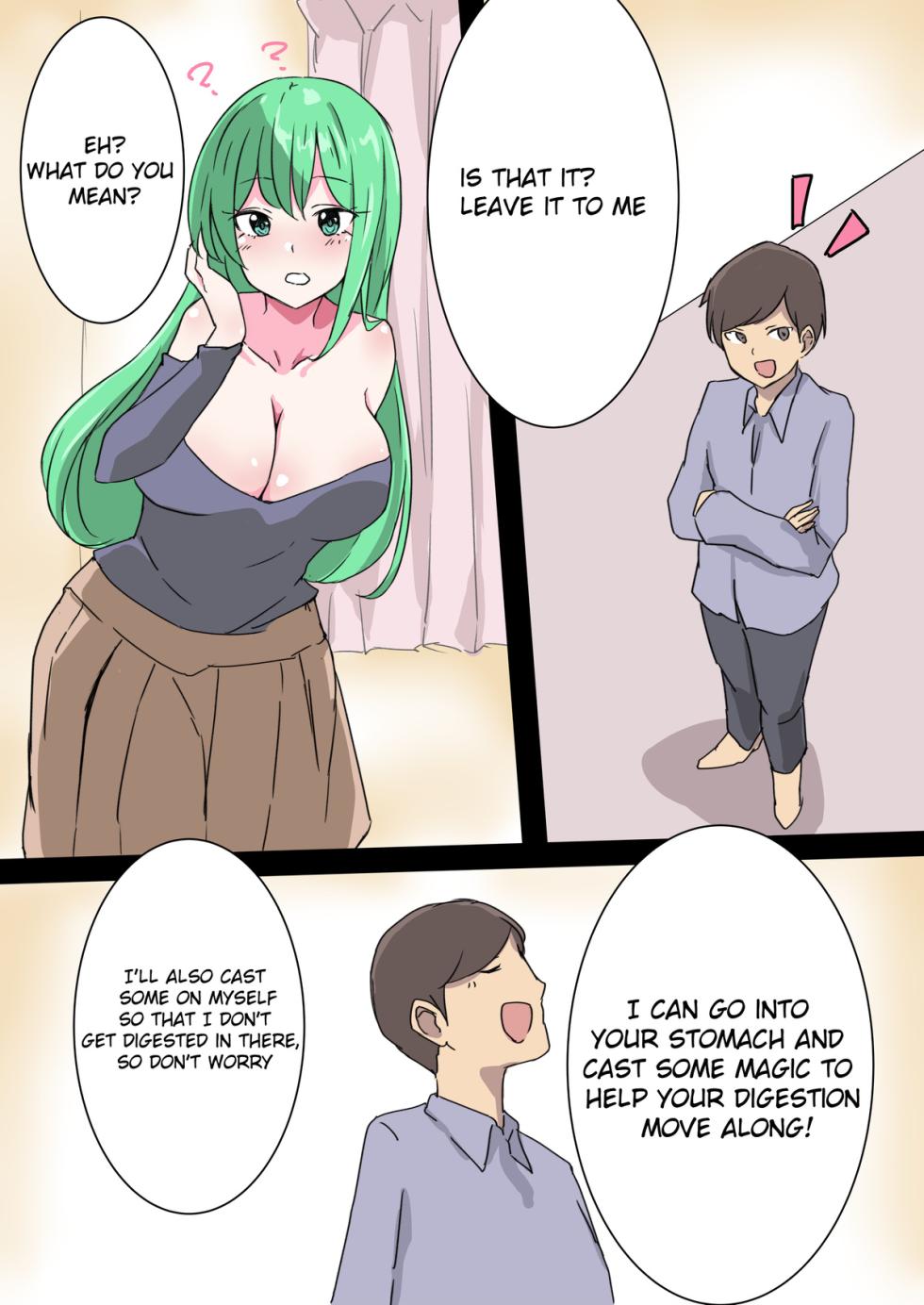 [くりっぷ] Fixing indigestion with magic - Page 2