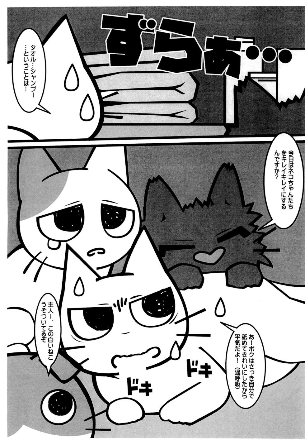 (Kansai Kemoket 9) [Mimiya (Wasizuu)] Shikaneko's Awa-awa Grooming! (Shikaruneko) - Page 3