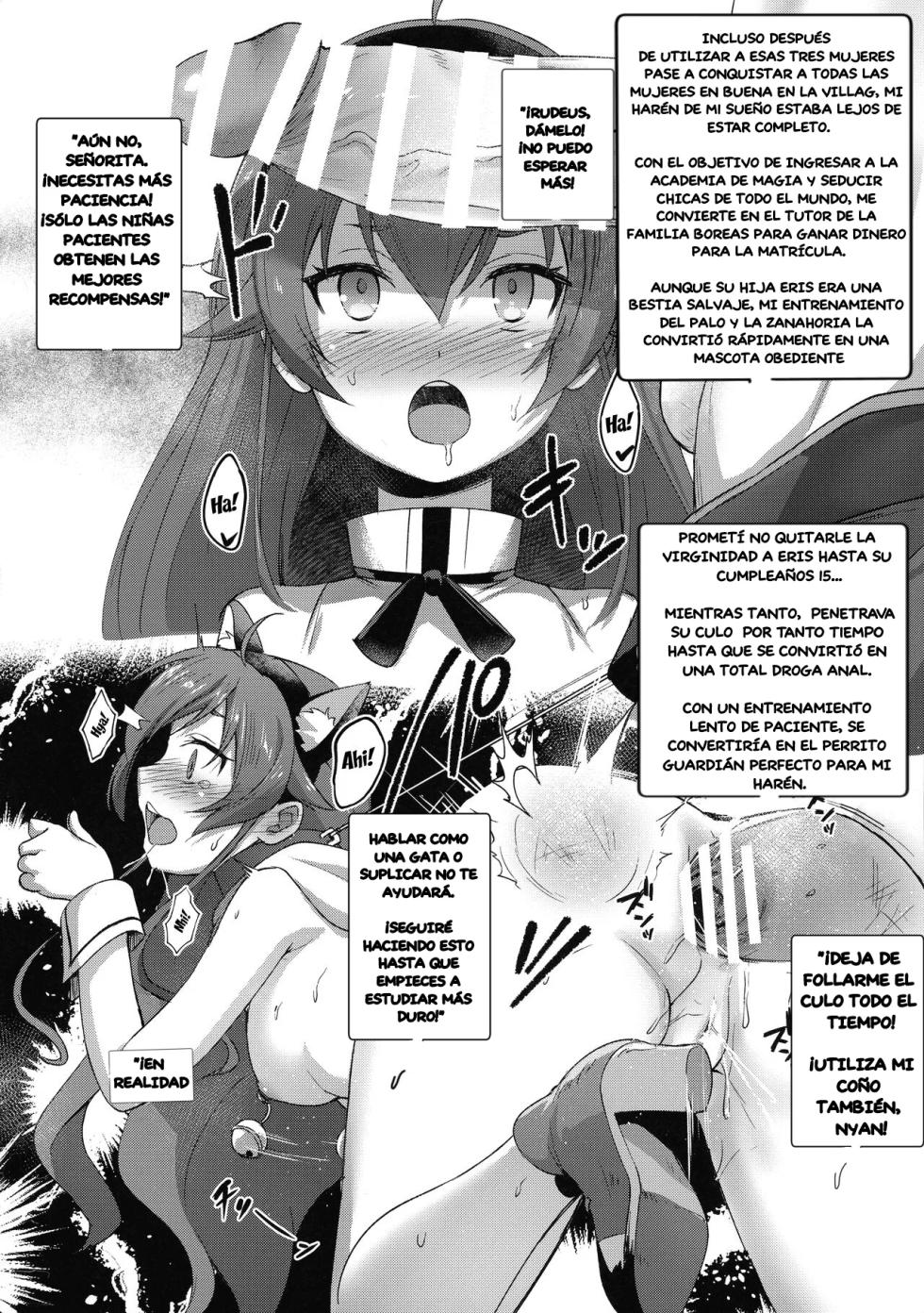 (C101) [Yamadaya (TokutokuP)] Fushoku Tensei ~Tamashii Kawattara Honki Dasu~ | Fushoku Tensei ~El Harem Perfecto de Rudeus Greyra~ (Mushoku Tensei ~Isekai Ittara Honki Dasu~) [Spanish] [El Super Saiyan Pajero] - Page 10