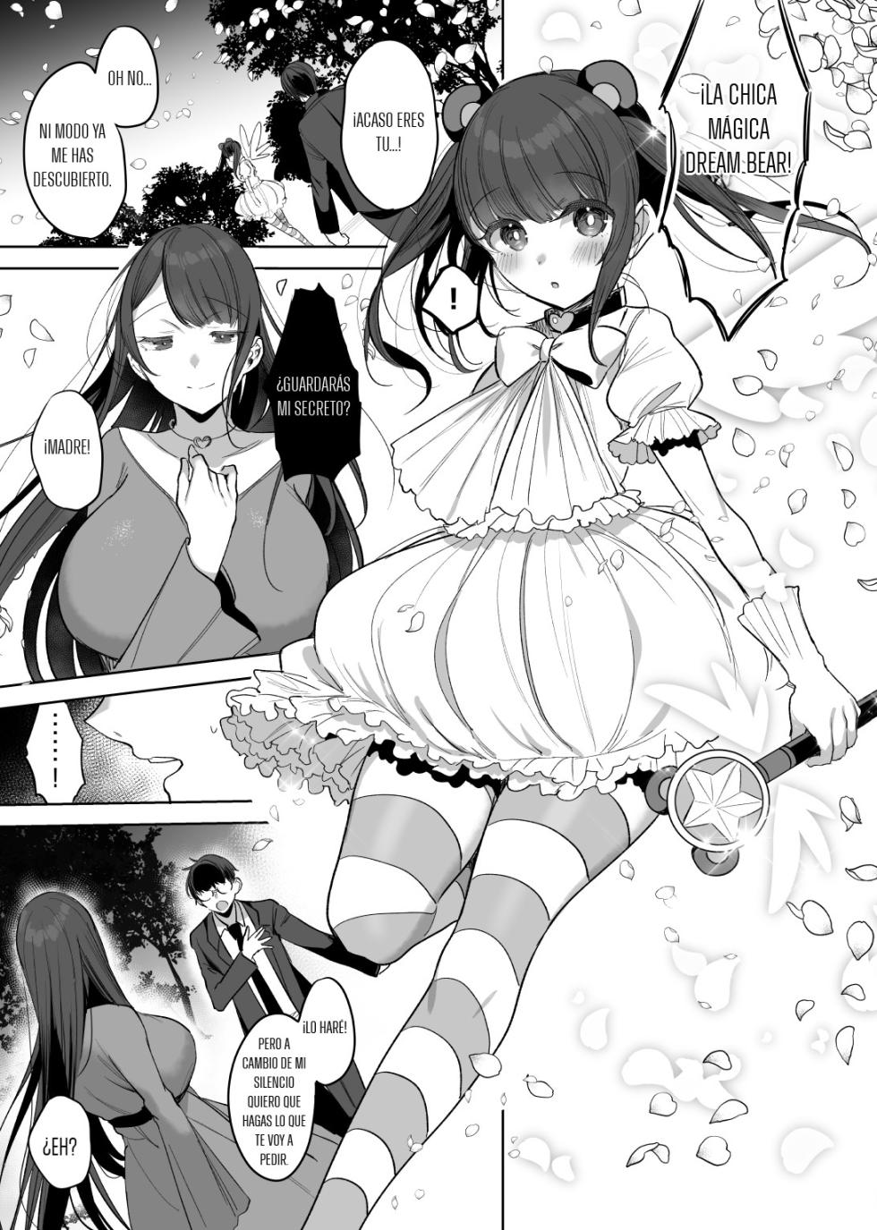 [Amamiya Mizuki] Hahaoya Mahou Shoujo Loli-ka NTR Manga [Spanish] [Satoru] - Page 1