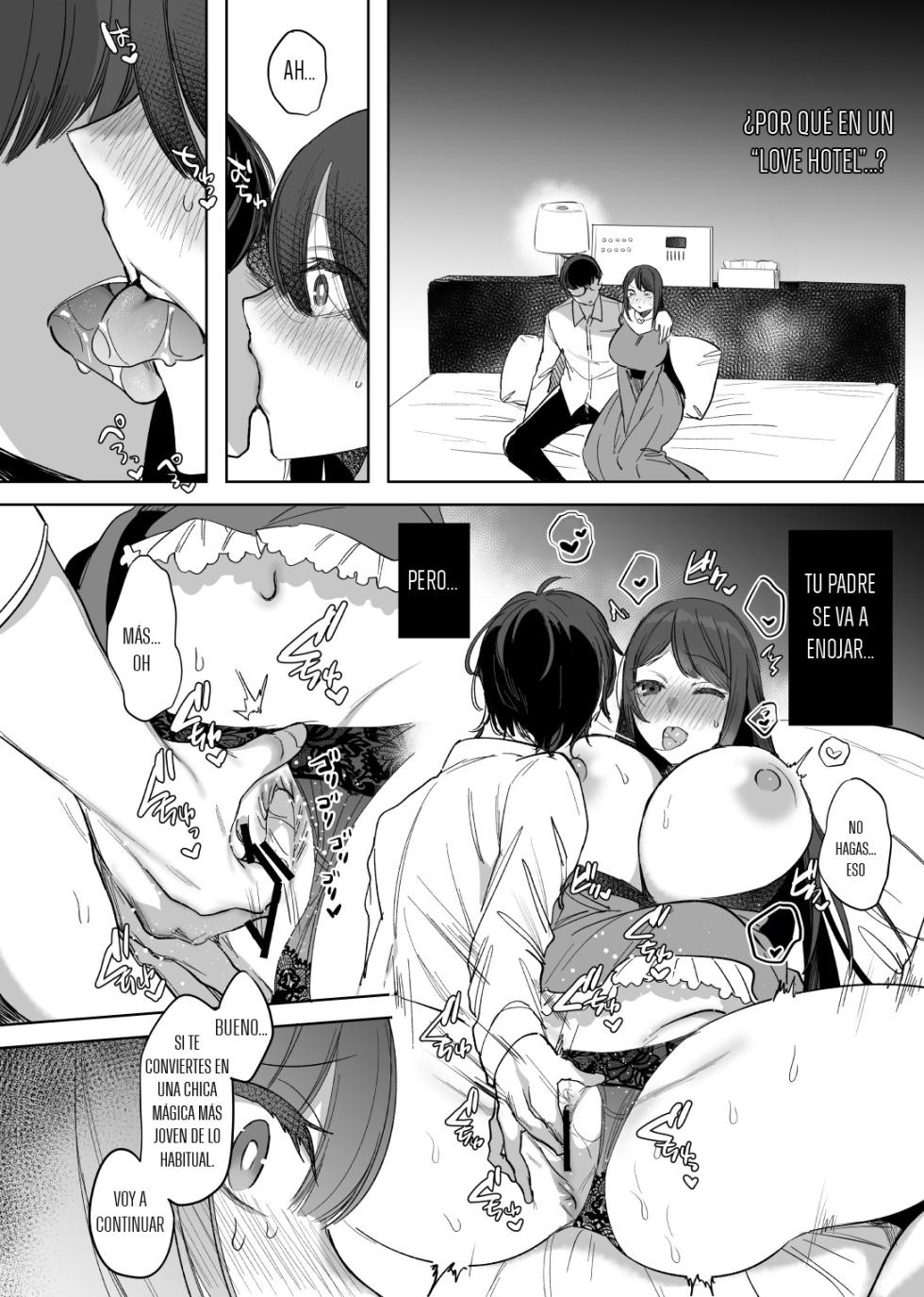 [Amamiya Mizuki] Hahaoya Mahou Shoujo Loli-ka NTR Manga [Spanish] [Satoru] - Page 4