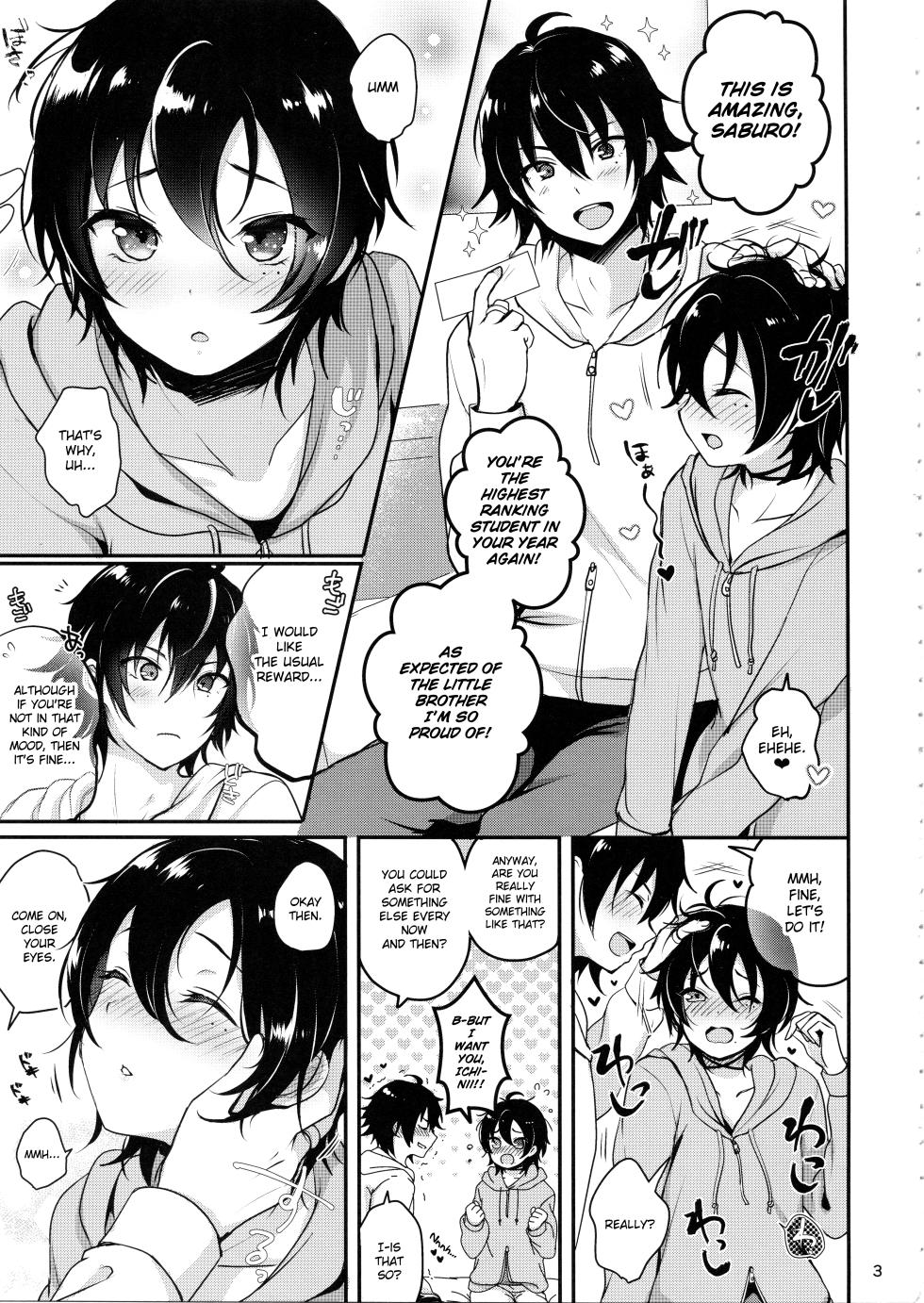 (C95) [Kakukonoka (Menoko)] Onii-chan to Issho (Hypnosis Mic) [English] {Chin²} - Page 4