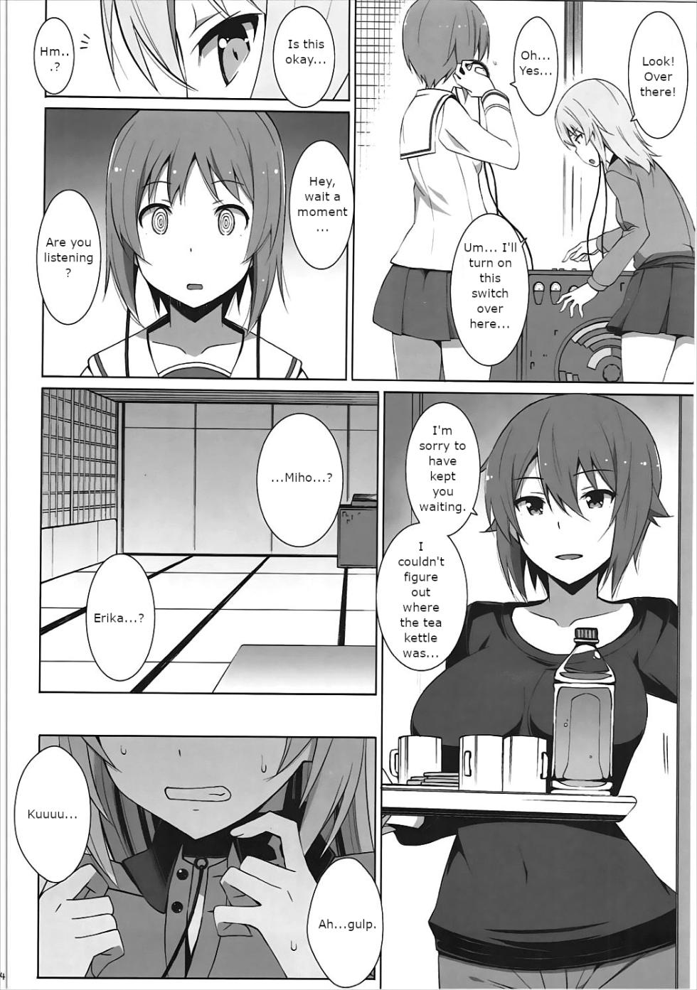 (C91) [Mushimusume Aikoukai (ASTROGUY2)] Onanie Daisuki Itsumi-san Roshutsu Hen | Masturbation Loving Itsumi-san - Exposure (Girls und Panzer) [English] - Page 5