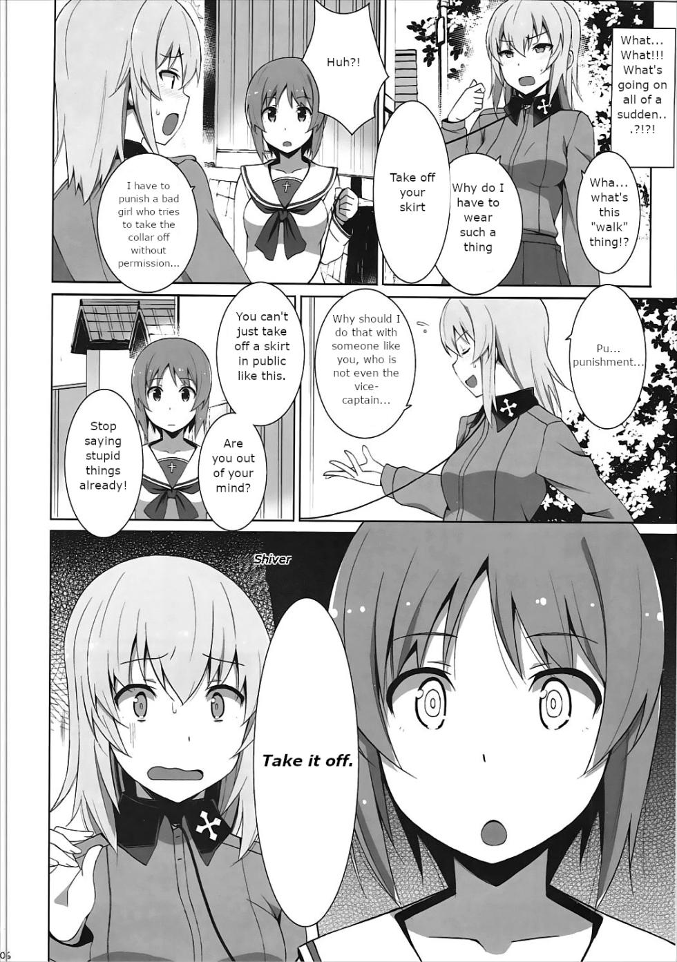 (C91) [Mushimusume Aikoukai (ASTROGUY2)] Onanie Daisuki Itsumi-san Roshutsu Hen | Masturbation Loving Itsumi-san - Exposure (Girls und Panzer) [English] - Page 7