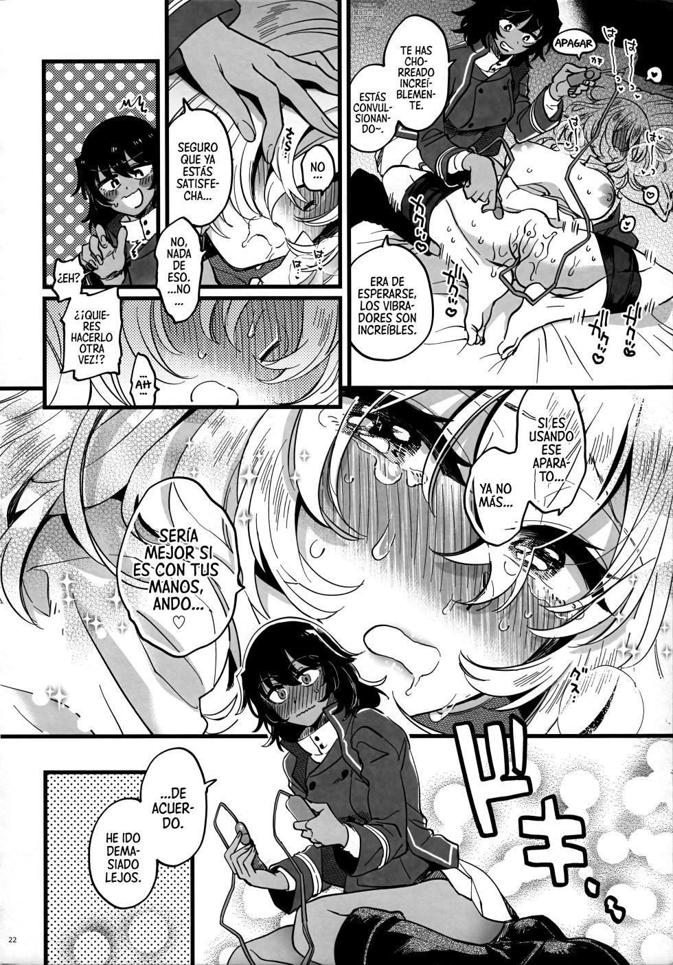 [Sonotaozey (Yukataro)] Tojikomerarete Kusuri Nonde Sorekara no Aida (Girls und Panzer) [Spanish] [Mister Nugget] - Page 21