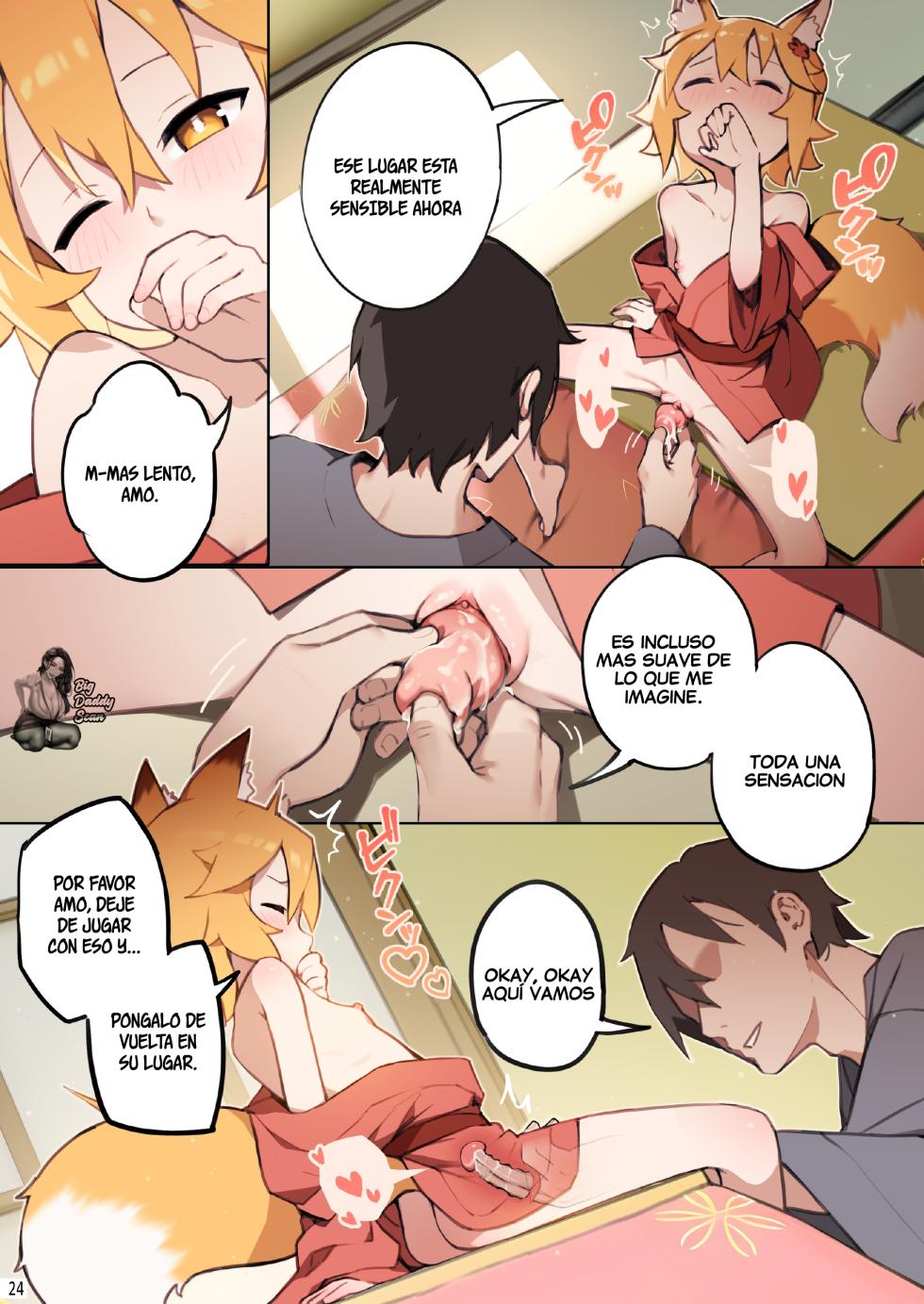 [BLVEFO9] 800-Nen no Yakusoku | Promesa De 800 Años (Sewayaki Kitsune no Senko-san) [Spanish] [Big Daddy Scan] [Decensored] [Digital] - Page 25