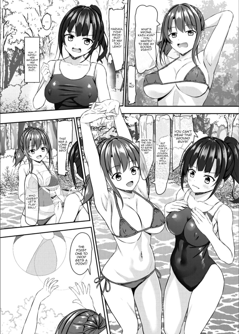 [Akanagi (Aikawa Tatsuki)] JK Itoko to 4-tsu Shita to 5-tsu Shita no Boku | My High Schooler Cousins Who Are 4 and 5 Years Older Than Me [English] {Doujins.com} [Digital] - Page 6