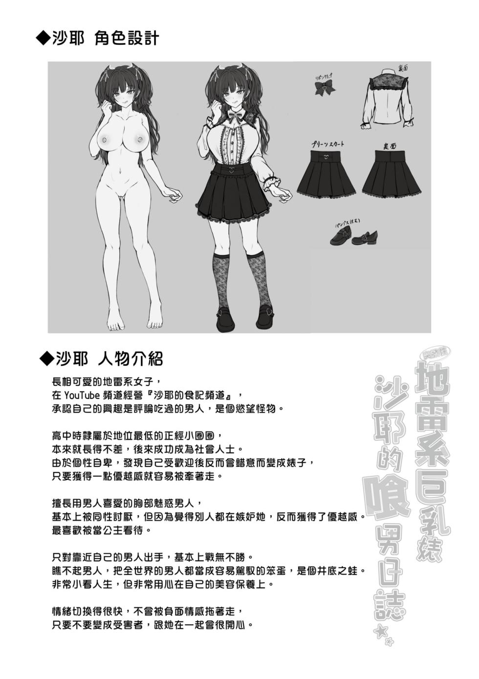 [Smile Foran Company. (Minegami Aya, Yukihito)] Ikiri Jirai-Kei Bitch Saaya no Tabe-Log | 地雷系巨乳婊沙耶的喰男日誌 [Chinese] [Decensored] [Digital] - Page 36