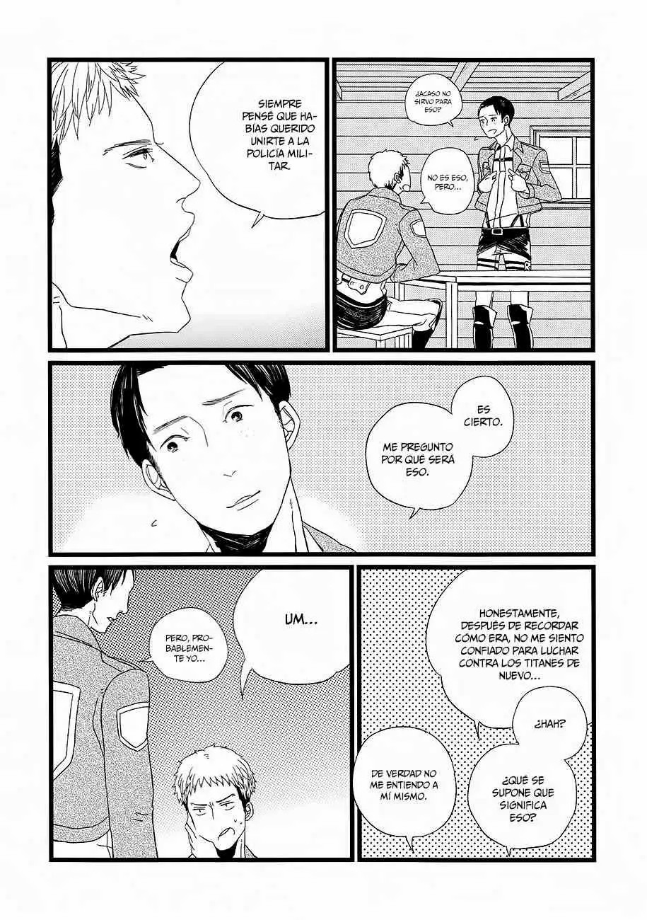 (Hekigai Chousa Haku) [DOBON (MiN)] Boys Will Be Scrap (Shingeki no Kyojin) [Spanish] [Whitelies Fansub] - Page 4