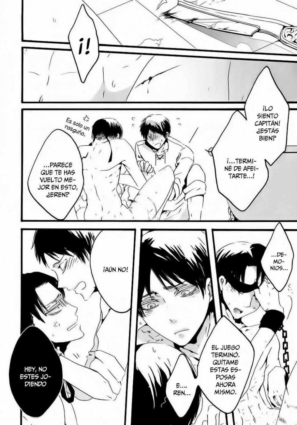 (C84) [KSK. (Haruchika)] Love is blind. (Shingeki no Kyojin) [Spanish] [Whitelies Fansub] - Page 11