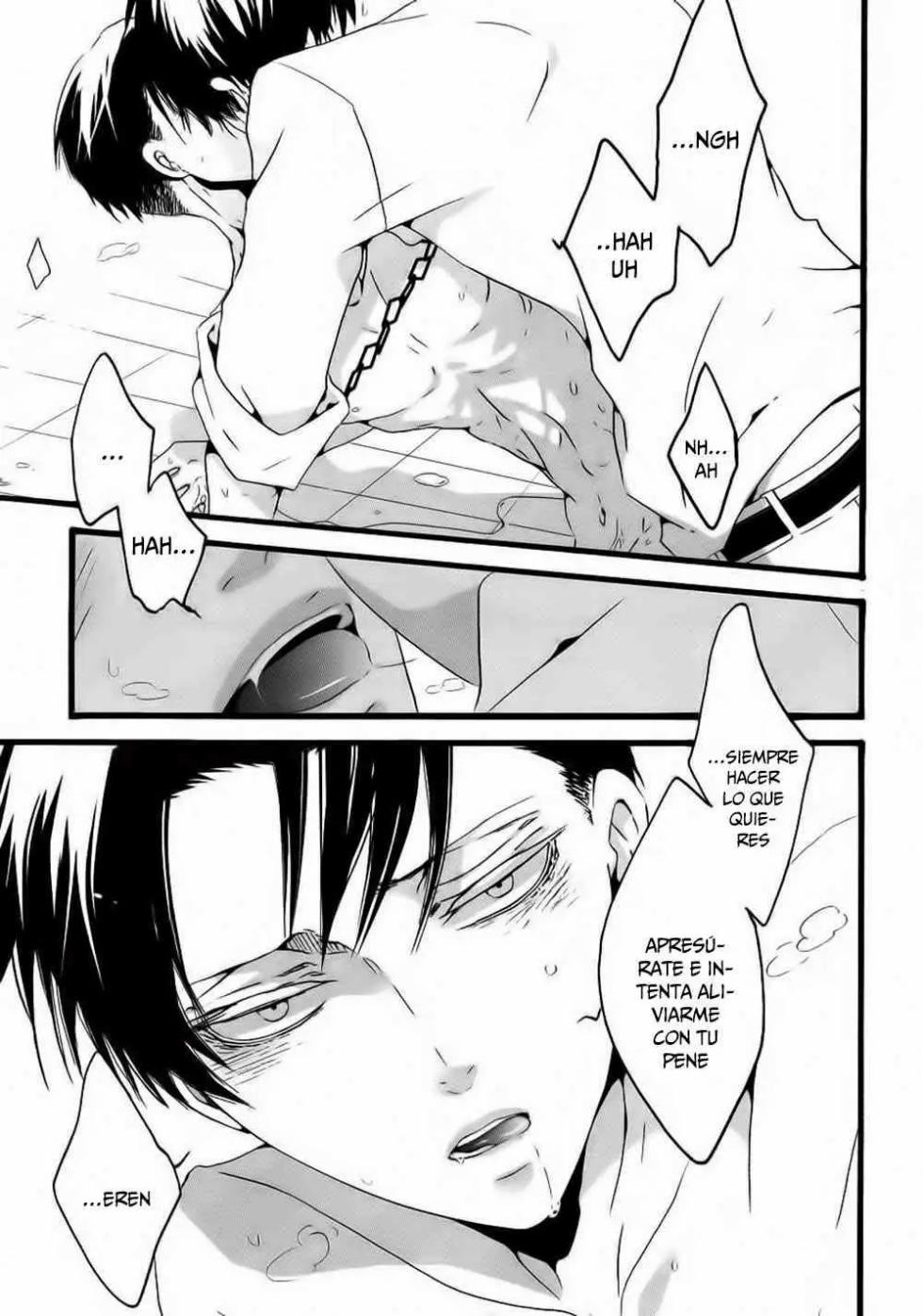 (C84) [KSK. (Haruchika)] Love is blind. (Shingeki no Kyojin) [Spanish] [Whitelies Fansub] - Page 18