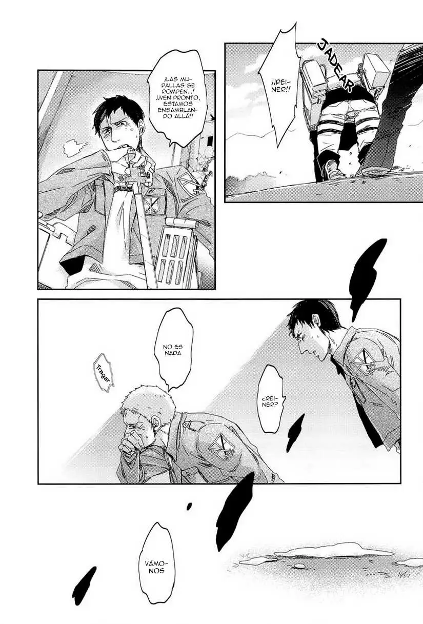 (C84) [C2.Inc, KM1CHOME (C2, Shitappa)] Bokura no Kaeru Basho (Shingeki no Kyojin)  [Whitelies Fansub] [Spanish] - Page 11