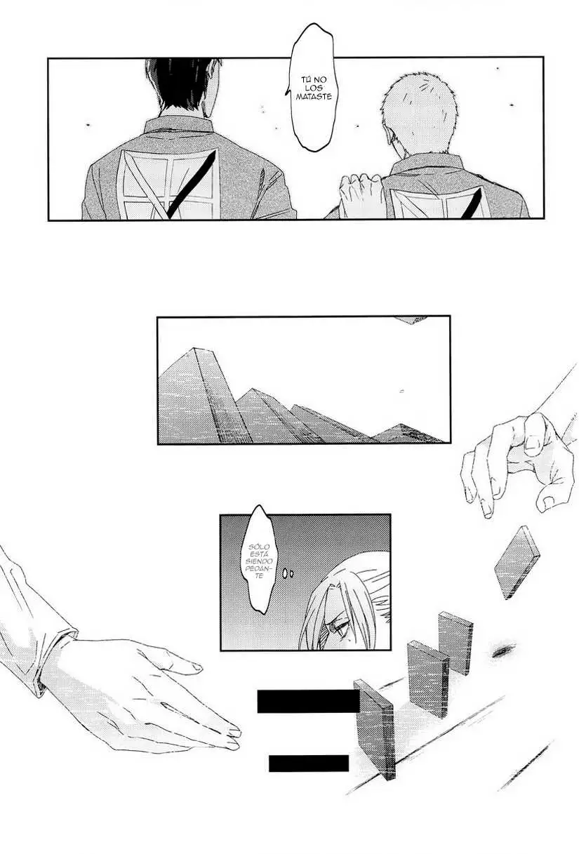 (C84) [C2.Inc, KM1CHOME (C2, Shitappa)] Bokura no Kaeru Basho (Shingeki no Kyojin)  [Whitelies Fansub] [Spanish] - Page 15