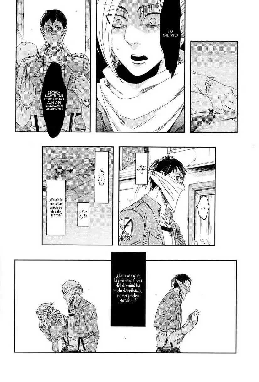 (C84) [C2.Inc, KM1CHOME (C2, Shitappa)] Bokura no Kaeru Basho (Shingeki no Kyojin)  [Whitelies Fansub] [Spanish] - Page 16