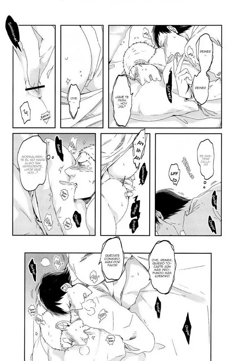 (C84) [C2.Inc, KM1CHOME (C2, Shitappa)] Bokura no Kaeru Basho (Shingeki no Kyojin)  [Whitelies Fansub] [Spanish] - Page 18