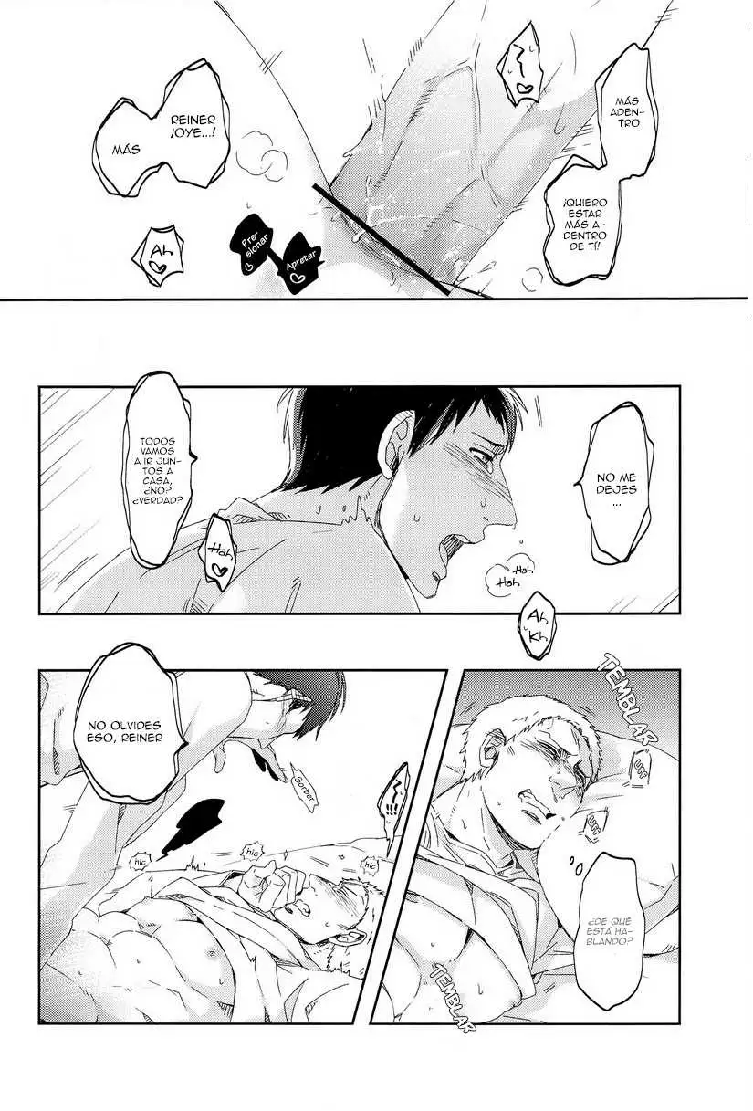 (C84) [C2.Inc, KM1CHOME (C2, Shitappa)] Bokura no Kaeru Basho (Shingeki no Kyojin)  [Whitelies Fansub] [Spanish] - Page 20