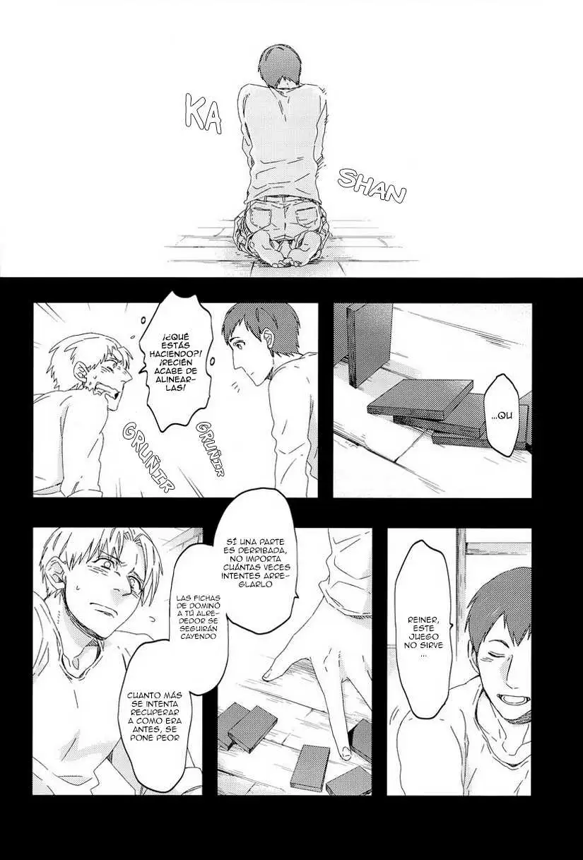 (C84) [C2.Inc, KM1CHOME (C2, Shitappa)] Bokura no Kaeru Basho (Shingeki no Kyojin)  [Whitelies Fansub] [Spanish] - Page 22