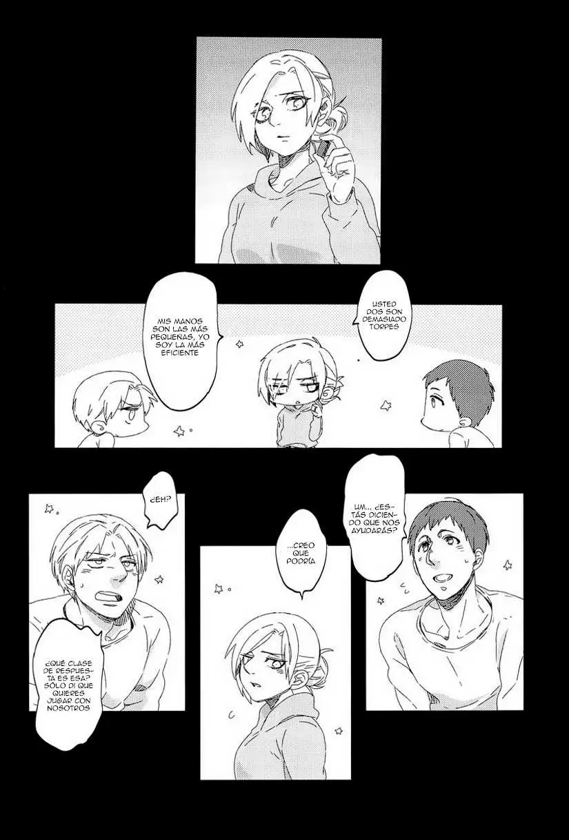 (C84) [C2.Inc, KM1CHOME (C2, Shitappa)] Bokura no Kaeru Basho (Shingeki no Kyojin)  [Whitelies Fansub] [Spanish] - Page 24