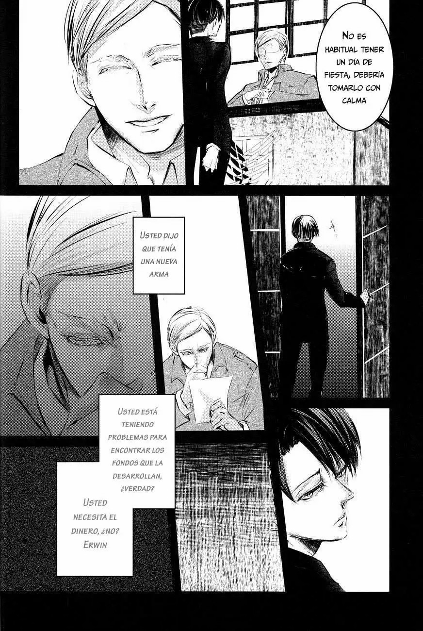 (FALL OF WALL4) [#16, skull9, YABUKARA (Higa Yakkyoku, Okamoto K SoKiyoshi, Mizuta)] GETTING CLOSER Vol. 1 (Shingeki no Kyojin) [Whitelies Fansub] [Spanish] - Page 16