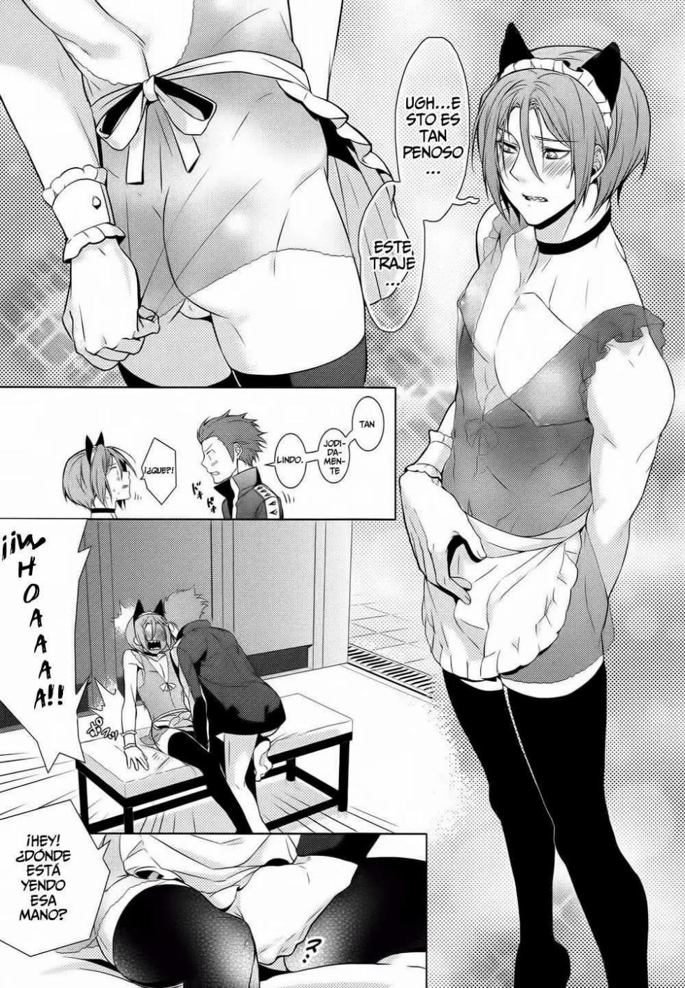 (Renai Jaws) [Candy-ya (Shirouri, Soul)] Rin-chan! Ganbare!! #2 (Free!) [Whitelies Fansub] [Spanish] - Page 8