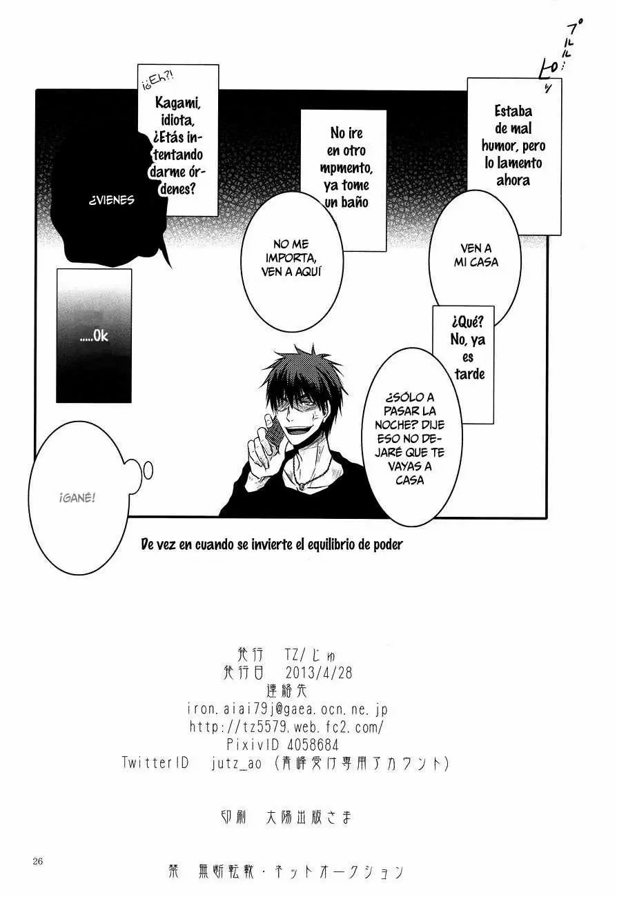 (ST Toyohashi 2) [TZ (Ju)] Give me a break! (Kuroko no Basuke) [Spanish] [Whitelies Fansub] - Page 23