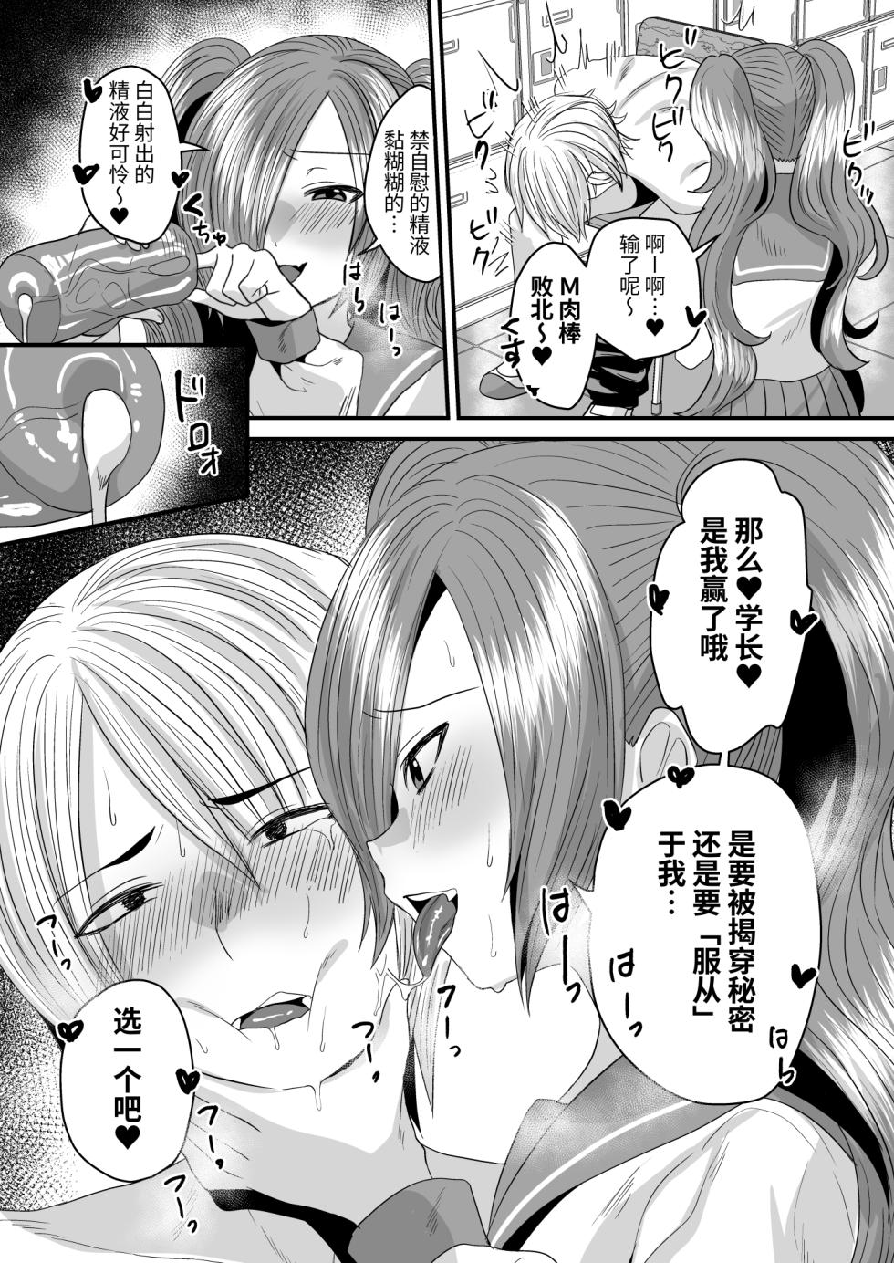 [Sister Mytory (Miginohito Mitsuru)] Makeinu Senpai, Fukujuu shite kudasai [Chinese] [Digital] - Page 17