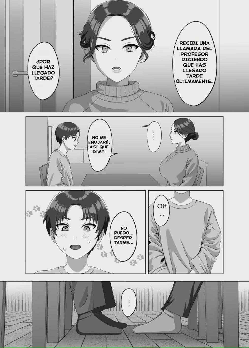 [GABUGABU (GABURI)] Musuko no Asadachi ni Doki Doki Shichau Okaa-san [Spanish] [WincestScans] [Digital] - Page 2