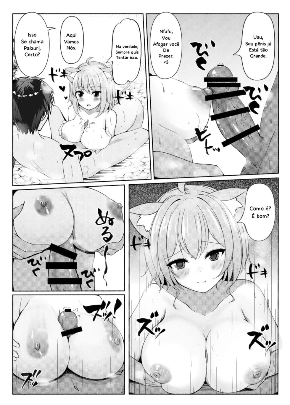 [Rampancy (Bakko)] Koisuru Neko to Yukemuri to Boku | Me, the steamy bath, and a cat that fell in love(Nekomata Okayu) [Português-BR] [Kuri_Scans] [Digital] - Page 8