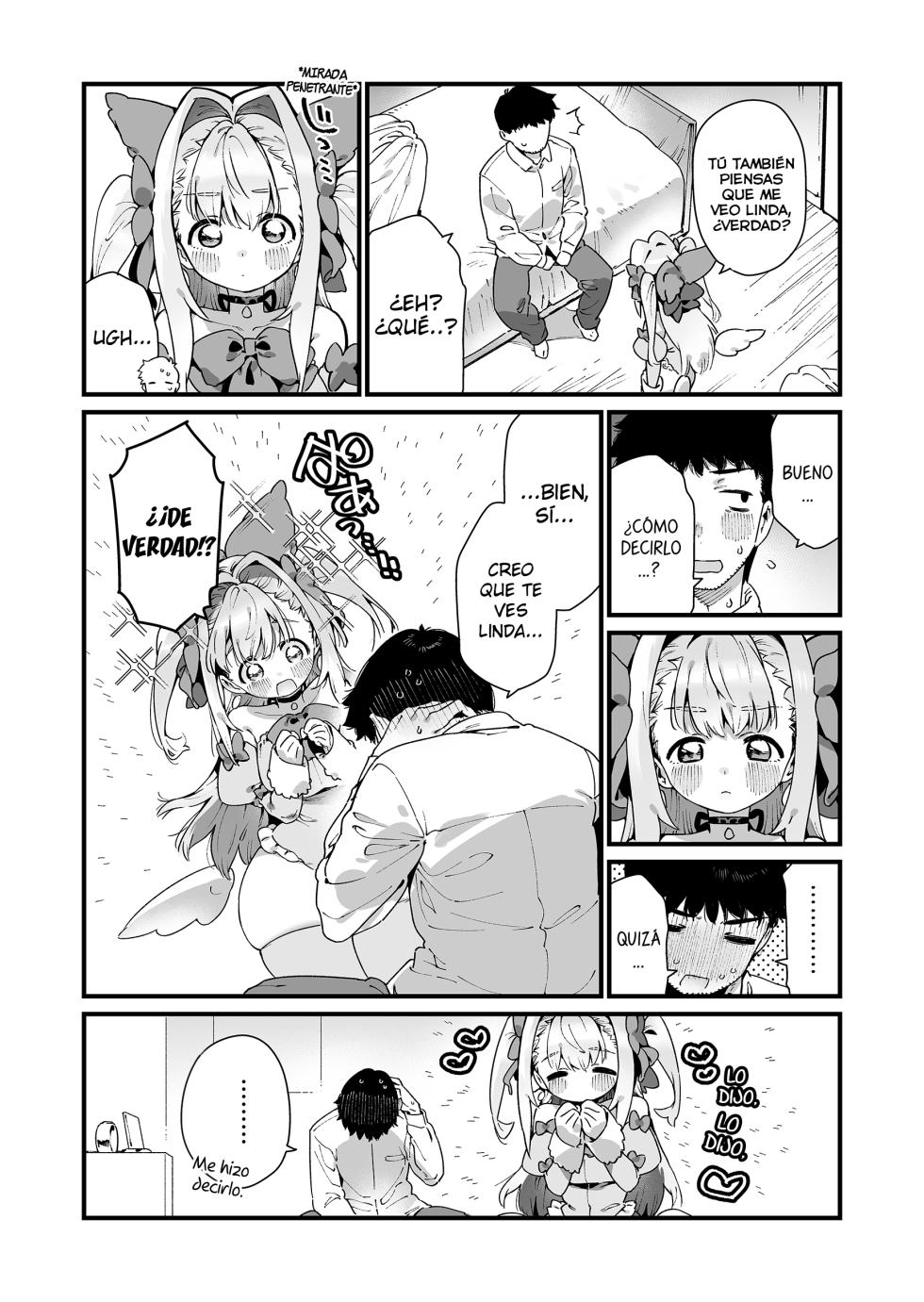 [Gyuutan Teishoku e no Koi] Mahou Shoujo wa Ojisan o teniireru [Digital] [Spanish] [Lolbooru Scan] - Page 14