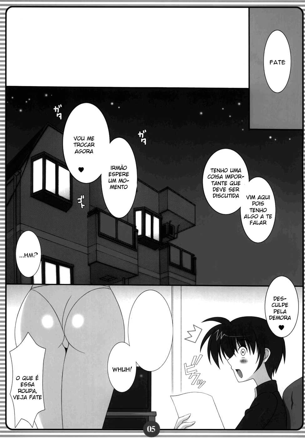 (SC38) [HATENA-BOX (Oda Kenichi)] SISTER LOVER (Mahou Shoujo Lyrical Nanoha) [Portuguese-BR] [Harutashi] - Page 4