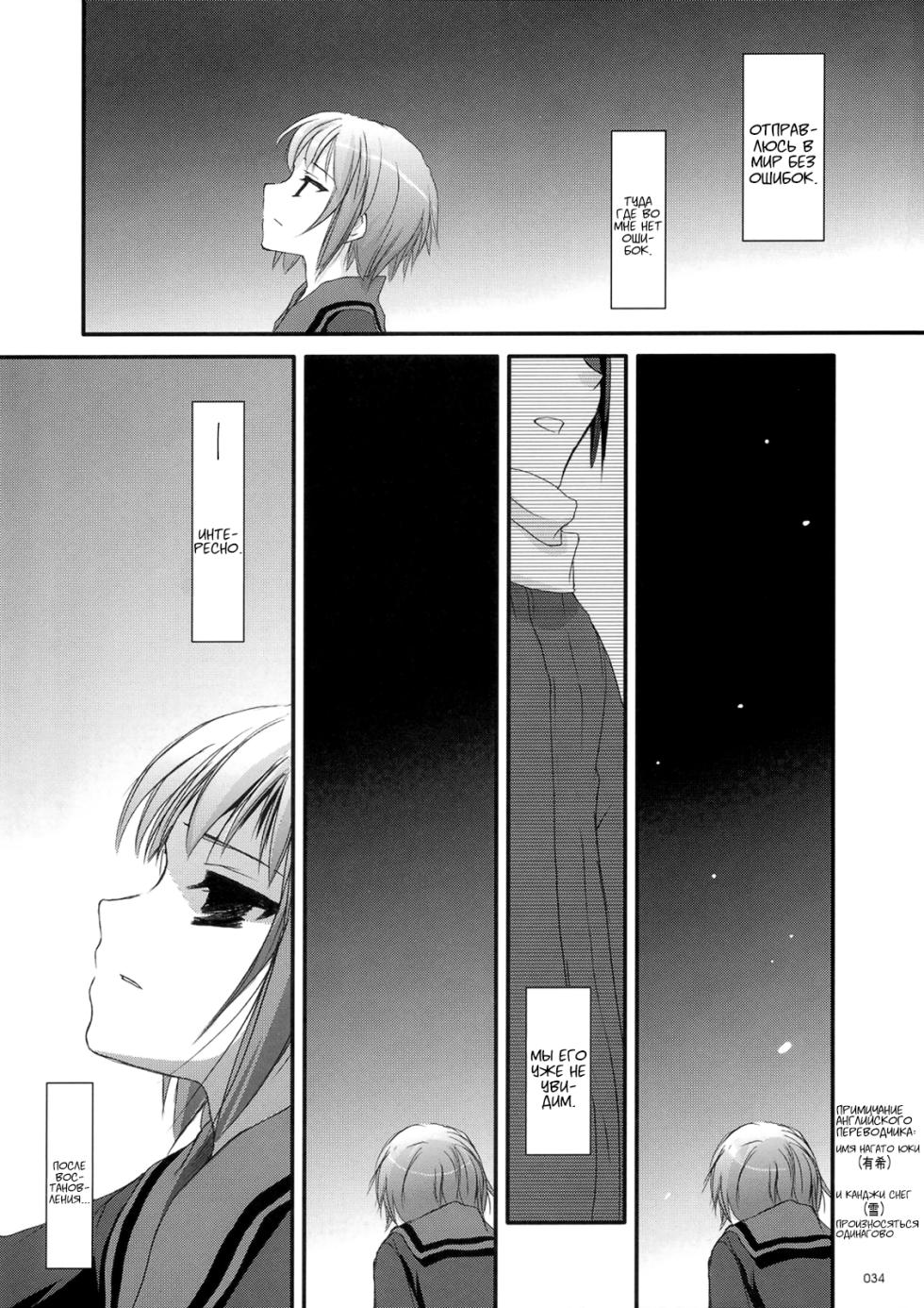 (C74) [Digital Lover (Nakajima Yuka)] D.L. Action 36 (DL-SOS Soushuuhen) (The Melancholy of Haruhi Suzumiya) [Russian] [Kyosuke] - Page 33