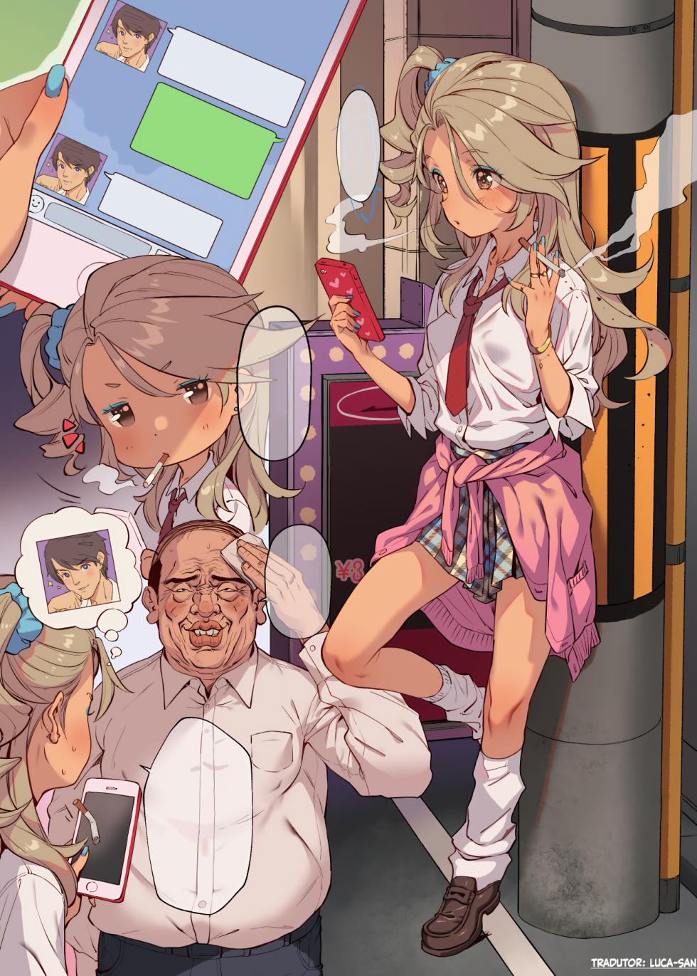 [Kink] Papakatsu Shoujo Kirara-chan | Kirara the Sugar Baby [Portuguese-BR] [Luca-San] - Page 1