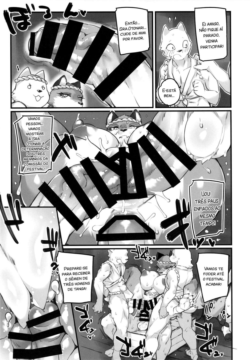 [SEVEN TAILS (fukuinu)] Otonari-san wa Fudou Kyou | A Indomável Senhora Otonari [Portuguese-BR] [Digital] - Page 18