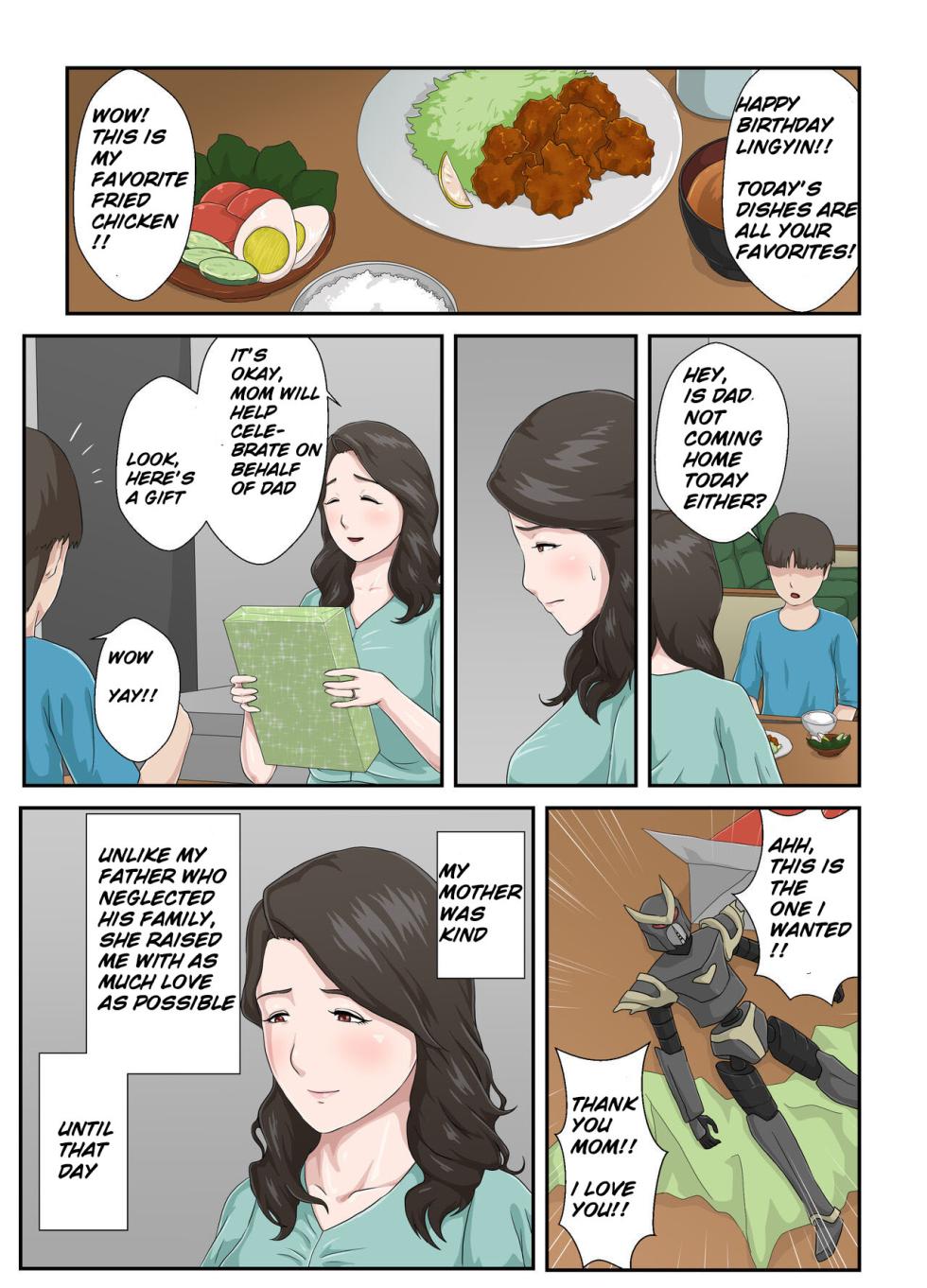 [Kumo no Ito] Dai Kirai na Haha wo Zenra Kaseifu ni Shita Hanashi [English] [midnight12] - Page 2